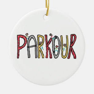 Parkour Julgransprydnad Keramik