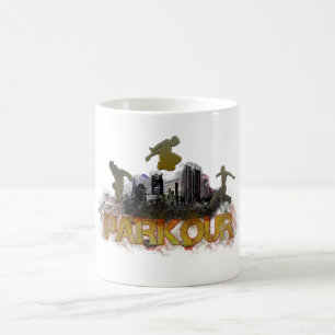 parkour kaffemugg