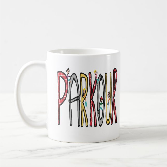 Parkour Kaffemugg (Vänster)