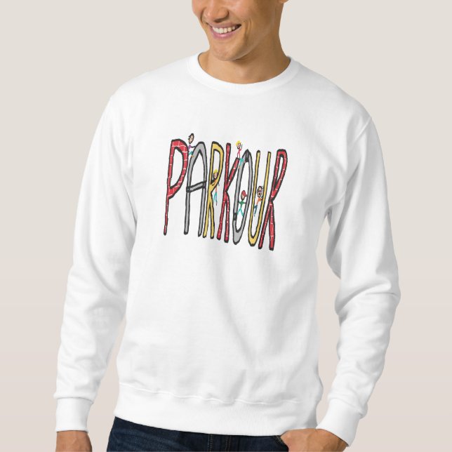 Parkour Lång Ärmad Tröja (Framsida)