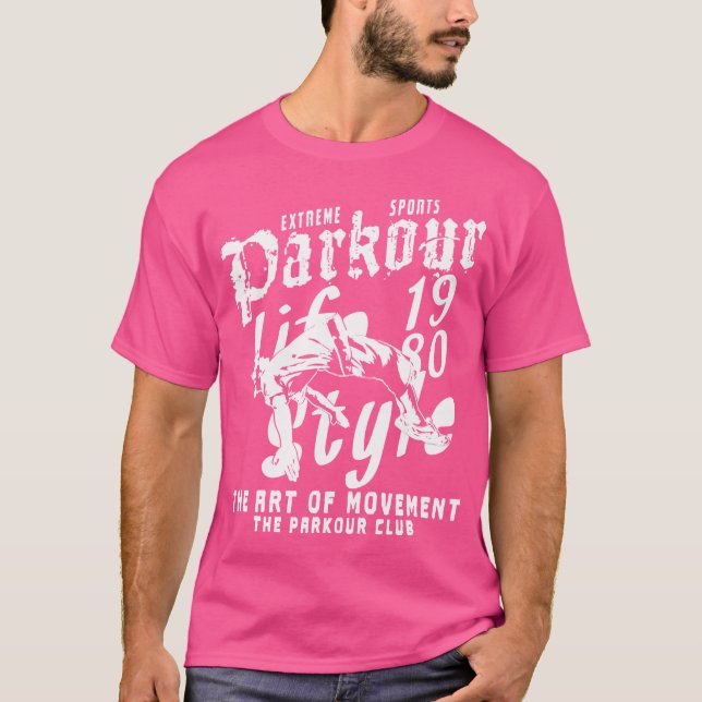 Parkour Livsstil T Shirt (Framsida)