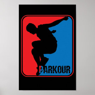 Parkour Logotyp Poster