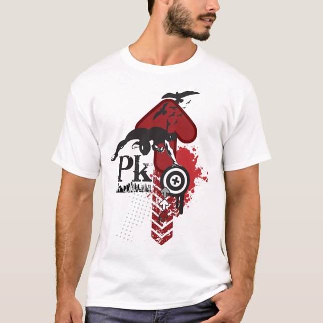 Parkour löneförhöjning (tända), t shirt (Framsida)