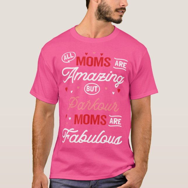 Parkour Mamma T Shirt (Framsida)