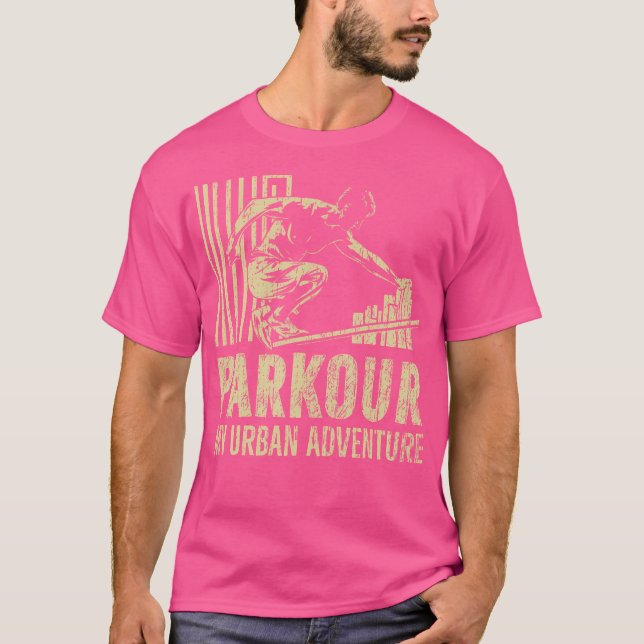 Parkour Min Stadsliv Parkour T Shirt (Framsida)