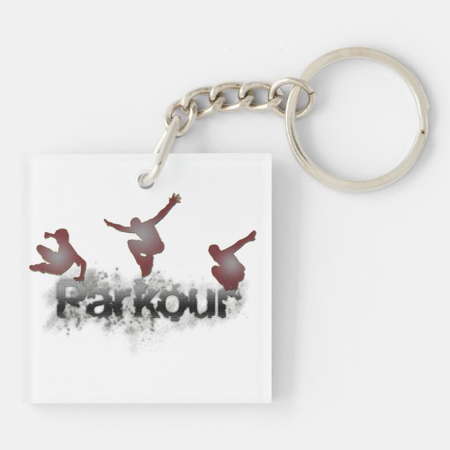 Parkour nyckelring (Baksidan)