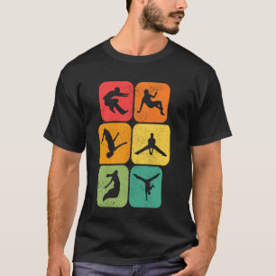 Parkour Parcouring Extrema Idrottare Parcour Barn T Shirt