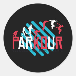 Parkour, Parkour, Acrobatik, Freerunning Runt Klistermärke