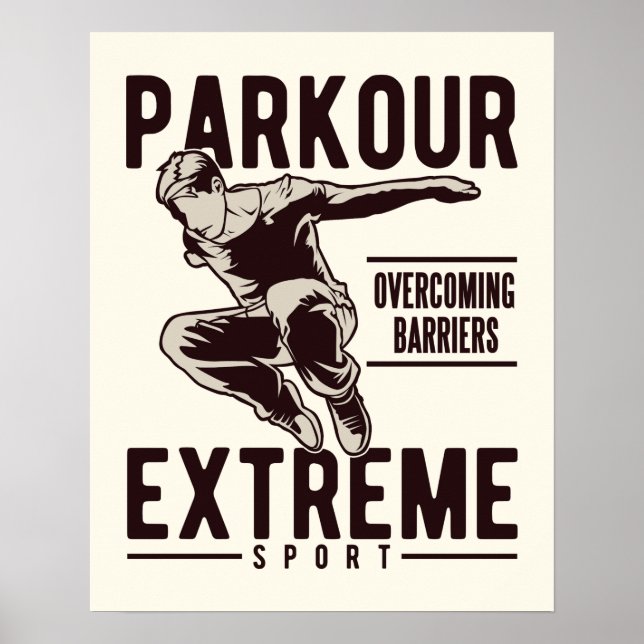 PARKOUR POSTER (Framsidan)