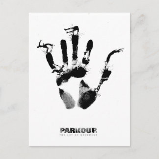 Parkour Poster Vykort