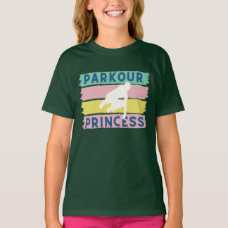 Parkour Princess Green T Shirt