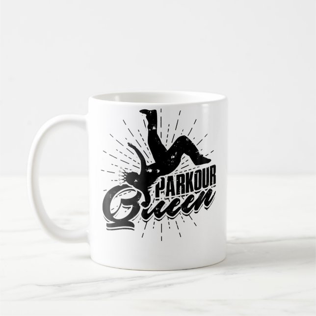 Parkour Queen - Parkour Kaffemugg (Vänster)