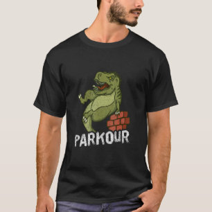 Parkour Rex Wall kör gratis T Shirt