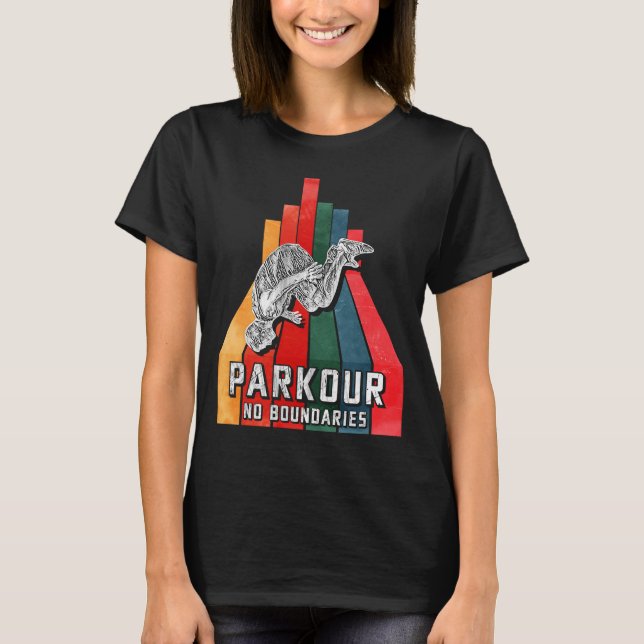 Parkour Running Freestyle Running 1 T Shirt (Framsida)