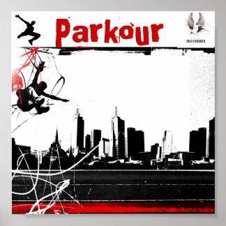 Parkour Skriv ut Poster