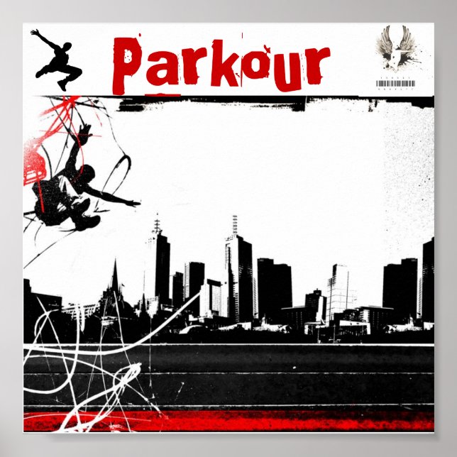 Parkour Skriv ut Poster (Framsidan)