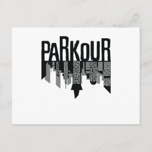 Parkour Skyline Vykort