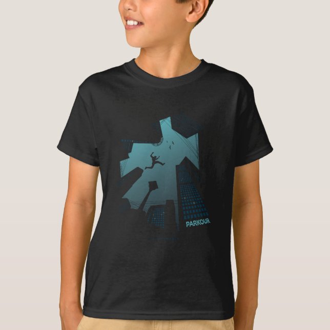 Parkour Springer T Shirt (Framsida)