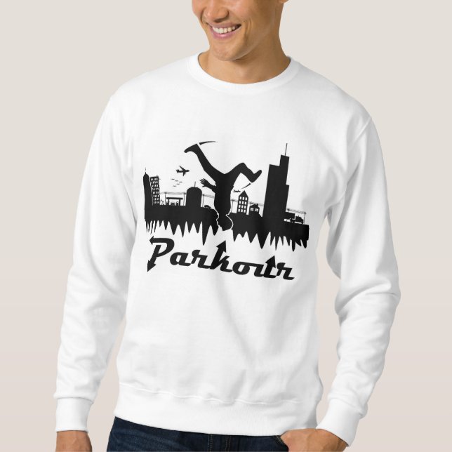 Parkour stad sweatshirt (Framsida)