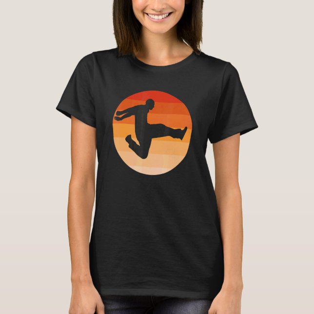 Parkour Sunset Parkour Freerunning 1 T Shirt (Framsida)