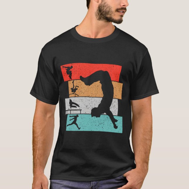 Parkour Traceur T Shirt (Framsida)