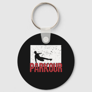 Parkour-träning Nyckelring
