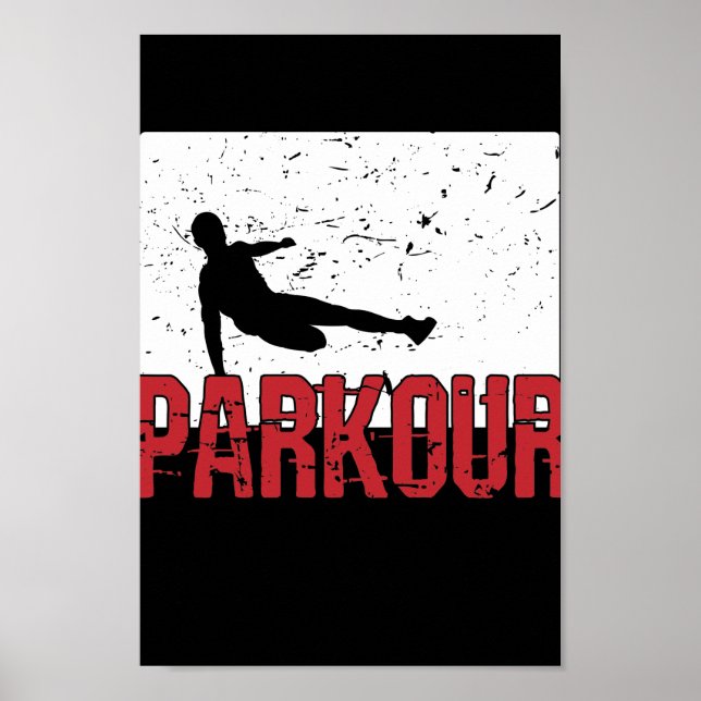 Parkour-träning Poster (Framsidan)