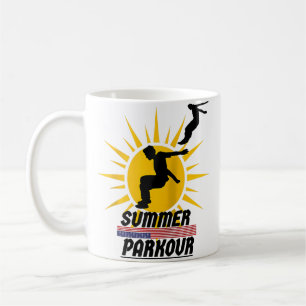 Parkour-tröja för pojke Freerunning-spelare vägres Kaffemugg