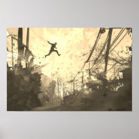 Parkour Urban Barstacle Course Modern Sepia