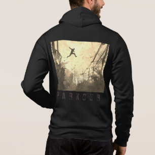 Parkour Urban Barstacle Course Modern Sepia T Shirt