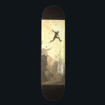 Parkour Urban Free Runing Freestyling Modern Art Mini Skateboard Bräda 18,5 Cm<br><div class="desc">En färgstark konstnärs intryck av att parkour utövas på en urbana bakgata.</div>