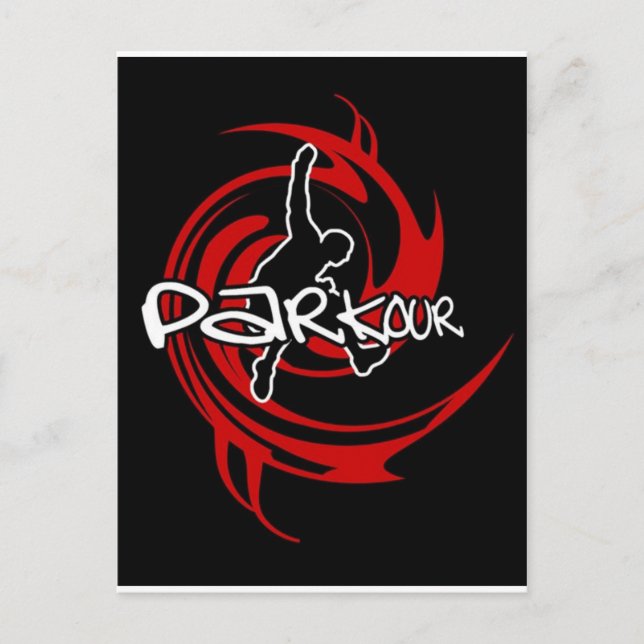 parkour vykort (Framsida)