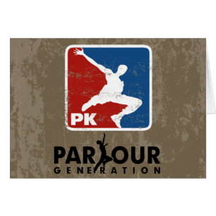 Parkouren Hälsningskort