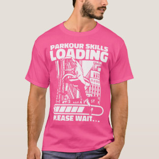 Parkourfärdigheter Laddar Väggkörning Traceurträni T Shirt