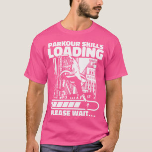 Parkourfärdigheter Laddar Väggkörning Traceurträni T Shirt