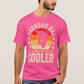 Parkourpappa som en vanlig pappa men coolare fader t shirt