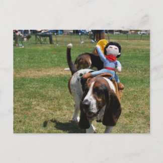Park's Basset Hound Vykort