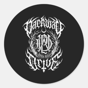 Parkway Drive Officiell Merchandise Metall Vapensk Runt Klistermärke