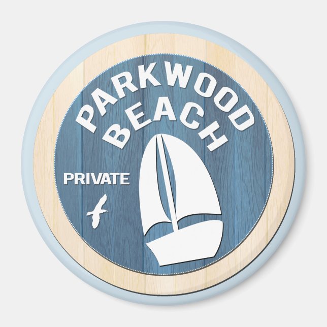 Parkwood Beach 3’ Magnet (Framsidan)