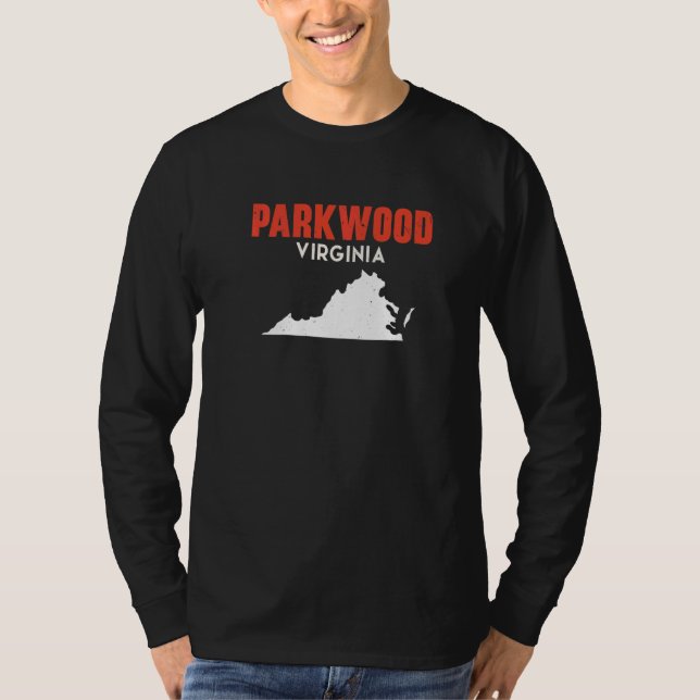 Parkwood Washington USA State America Travel Washi T Shirt (Framsida)
