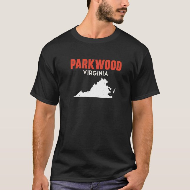 Parkwood Washington USA State America Travel Washi T Shirt (Framsida)