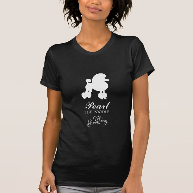 Pärla 311 älsklings- ansa för pudel t-shirt (Framsida)