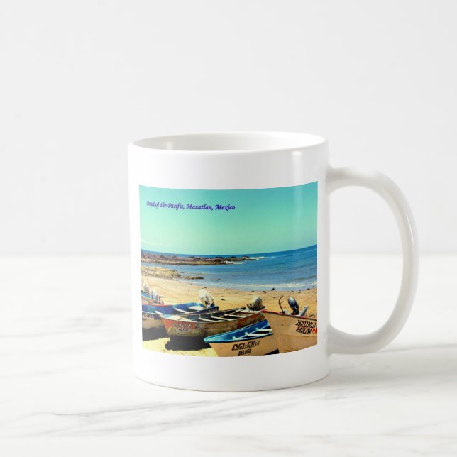 Pärla av det Stillahavs-, Mazatlan Mexico fartyg Kaffemugg (Höger)