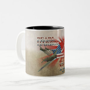 Pärla Habor 7 december 1941 Tvåtons kaffemugg