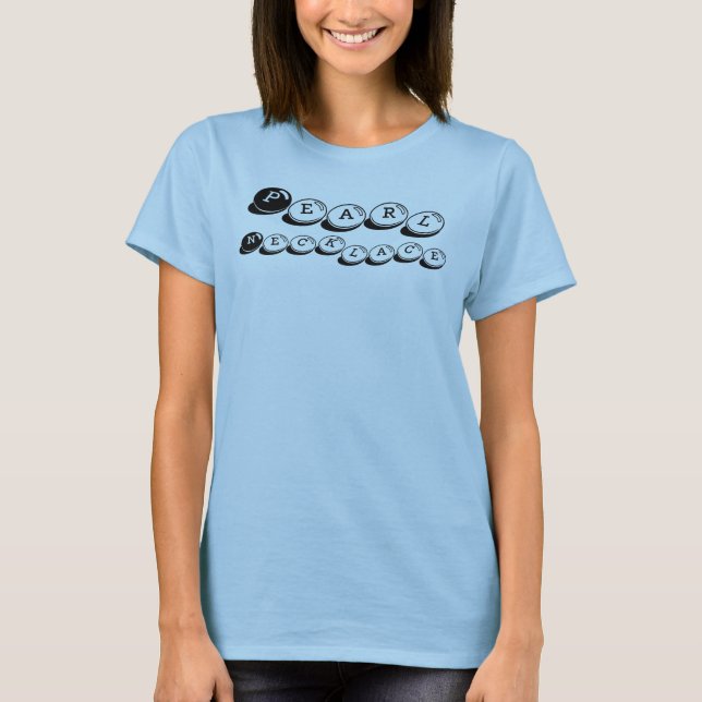 Pärla halsband tee (Framsida)