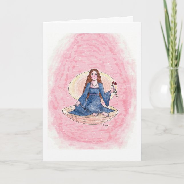 Pärla - Juni födelsedag för henne Kort (Framsida)