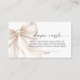 Pärla och Bow blöja lotteri  Tilläggskort