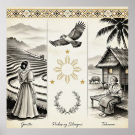 Pärla-Östas hem-Filippinska arvet Poster