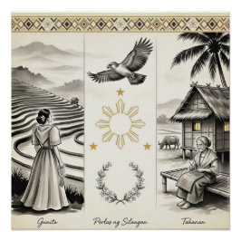 Pärla-Östern-Hem-FilipinoArv Perfect Poster
