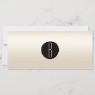 Pärla Shimmer Guld Glam Monogram Presentbevis